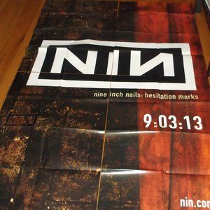 SOLD ON EBAY - NINE INCH NAILS JUMBO POSTER